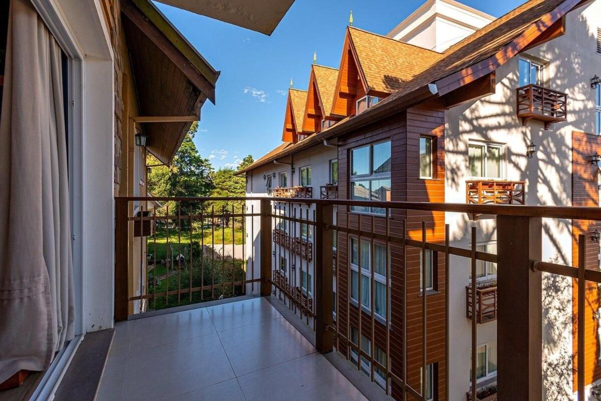 Appartamento Rosa Edificio Casa De Pedra Gramado Esterno foto