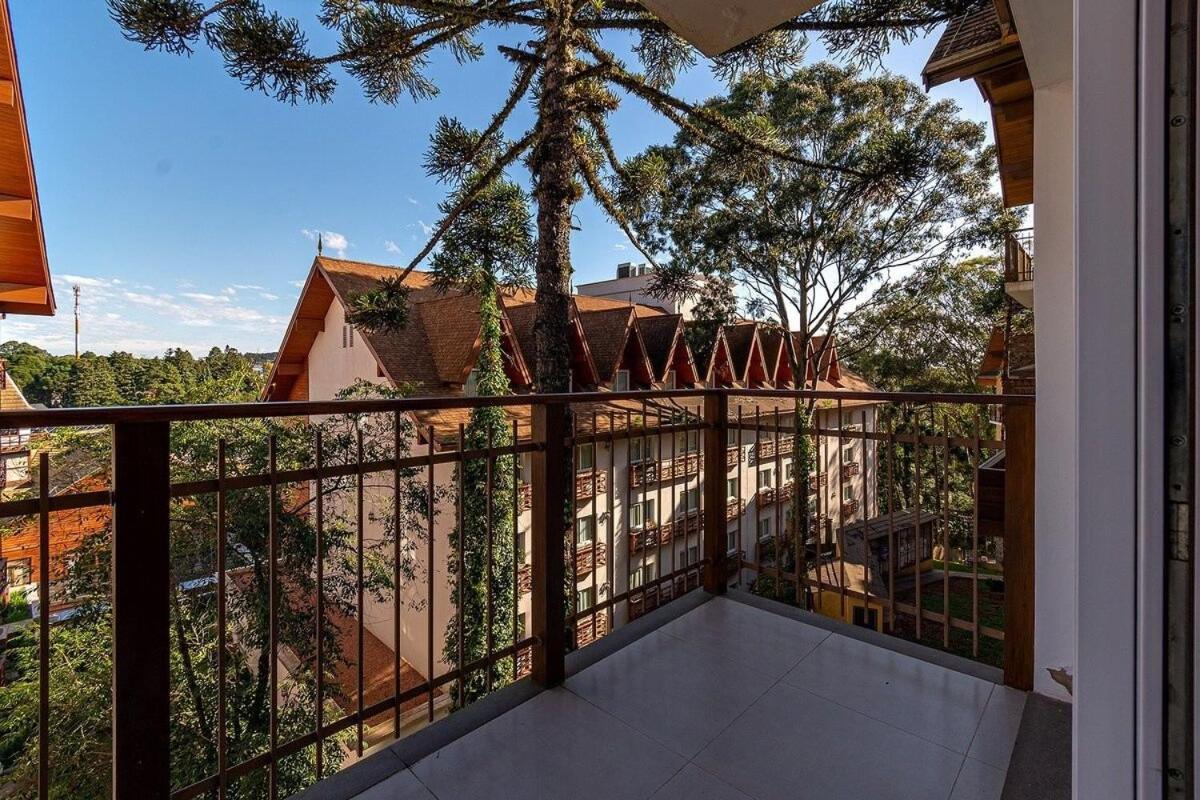 Appartamento Rosa Edificio Casa De Pedra Gramado Esterno foto